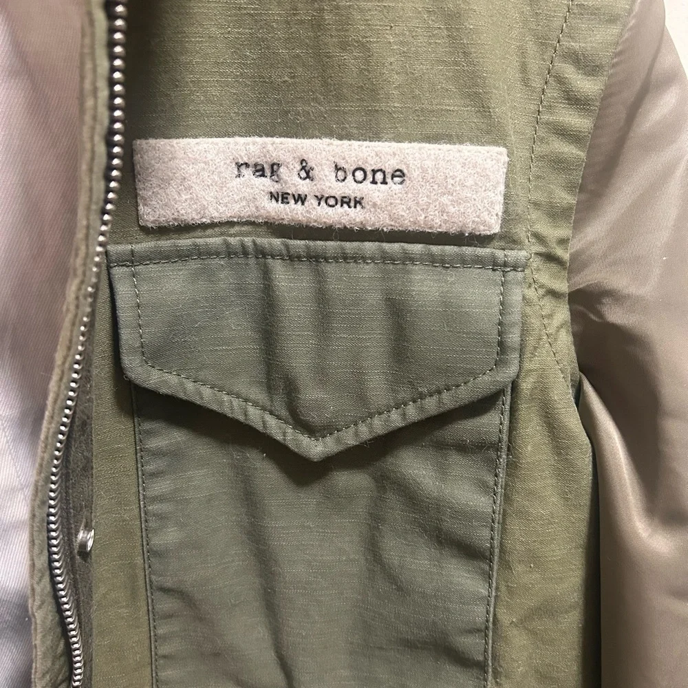 Rag & Bone Olive Modular Convertible (Vest) Field Jacket Size XS - Picture 3 of 10